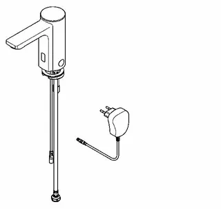 Aquarotter Standventil, F5, elek., o. Mischung, 5l, Steckernetzteil 230 VAC – Bild 2
