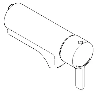Aquarotter Thermostatbatterie, F5, EHM, für Armatureneinheit oder W.-Mont. – Bild 2