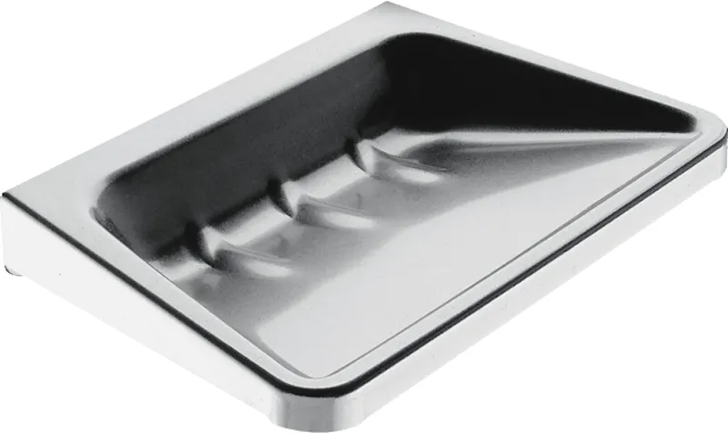 Aquarotter Seifenablage, RODAN, Edelstahl, 125x22x90 mm, AP, Wasserablauf