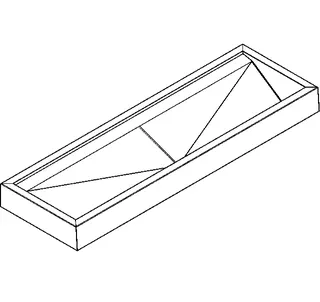 Aquarotter Reihenwaschanlage, PRESTIGE, Edst., 1800x150x570 mm, 3 Waschplätze – Bild 2