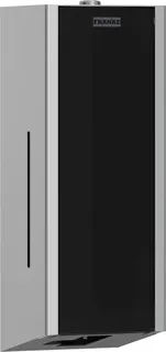 Aquarotter Seifensp., EXOS, elek., Edelstahl, AP, 120x325x120 mm, Front ESG schwarz