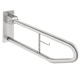 AR Stützklappgriff, CONTINA, Edelstahl, 100x250x850 mm, WC-Rollenhalter