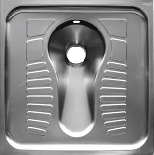 Aquarotter Hock-WC, CAMPUS, Edelstahl, ohne Spülanschluss, 700x235x700 mm