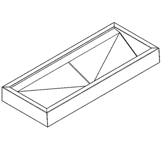 Aquarotter Reihenwaschanlage, PRESTIGE, Edst., 1400x150x570 mm, 2 Waschplätze – Bild 2