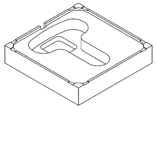 Aquarotter Montageträger, CAMPUS, Polysterol, 730x150x730 mm, für Hock-WC – Bild 2