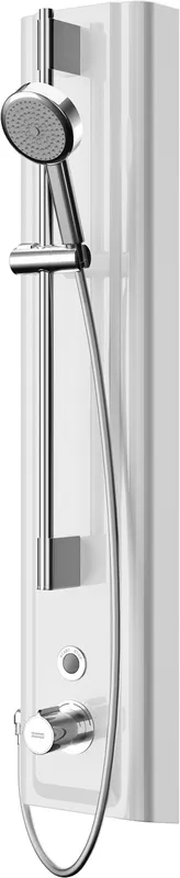 Aquarotter Duschpaneel, F5, elek., MIRANIT, Therm., HB-Garnitur, f. Batt./Netzteil
