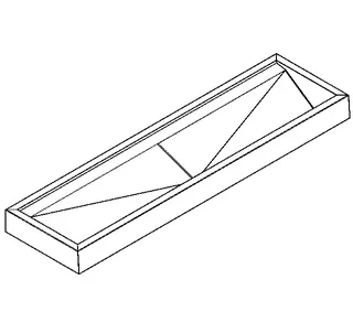 Aquarotter Reihenwaschanlage, PRESTIGE, Edst., 2100x150x570 mm, 3 Waschplätze – Bild 2