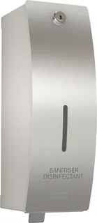Aquarotter Desinfektionsmittelspender, STRATOS, Edelstahl, Aufputz, 100x323x134 mm