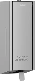 Aquarotter Desinfektionsmittelspender, EXOS, Edelstahl, Aufputz, 120x345x120 mm