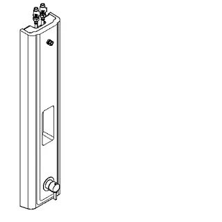 Aquarotter Duschpaneel, F5, MIRANIT, Thermostat, EHM, f. Duschkopf, Ablg., Hygieneoption – Bild 2