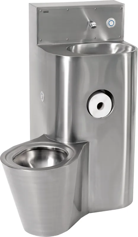Aquarotter Sanitärkombination, HEAVY DUTY, Edst., W.Mont., SPK, elektr., WC mittig