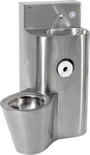 Aquarotter Sanitärkombination, HEAVY DUTY, Edst., W.Mont., SPK, elektr., WC mittig