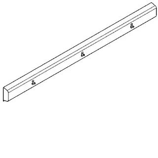 Aquarotter Armatureneinheit, Edst., W.-Mont., 3 Waschplätze, 2100 mm, Wasserans hi. – Bild 2