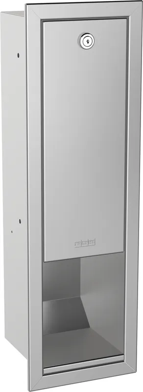 Aquarotter Seifenspender, RODAN, Edelstahl, 116x321x143 mm, Unterputz