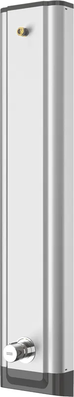Aquarotter Duschpaneel, F5, hydr., Edelstahl, Mischer, f. Duschkopf