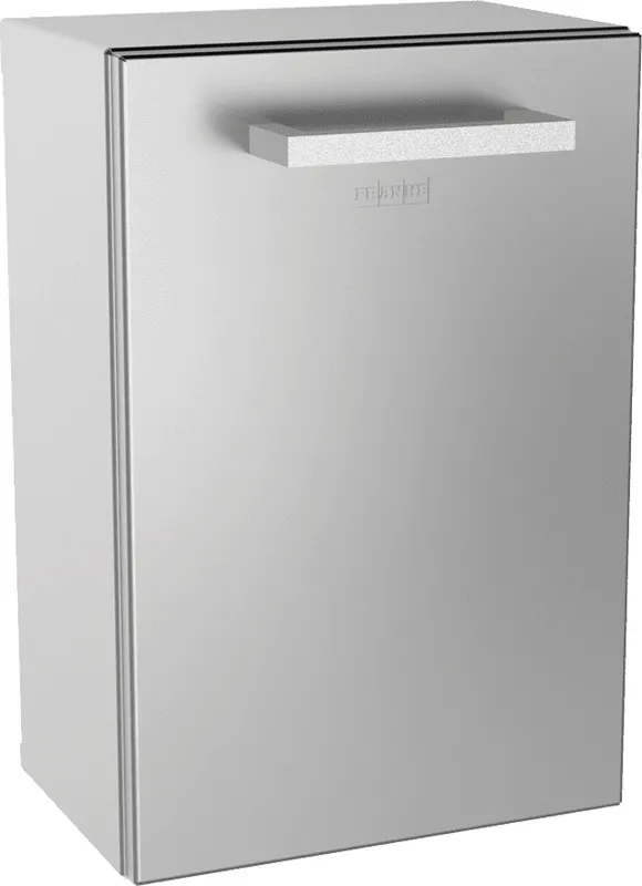 Aquarotter Abfallbehälter, RODAN, Edelstahl, 200x295x165 mm, Aufputz, ca. 3,7 l