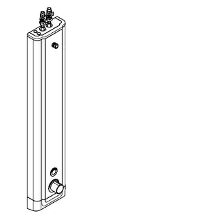 Aquarotter Duschpaneel, F5, elek., Edelstahl, Therm., f. Duschkopf, f. Batt./Netzteil – Bild 2