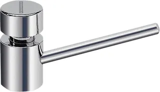 Aquarotter Seifenspender f. Waschtischeinbau, 1 l-Flasche, Ausladung 140 mm