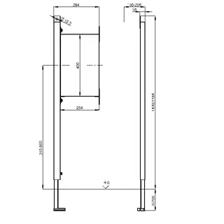 Aquarotter Befestigungselement, AQUAFIX, für Griff- u. Haltesysteme, linke Mont. – Bild 3