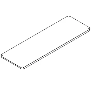Aquarotter Ablage, MAXIMA, Edelstahl, für Untergestell, 1986x655 mm – Bild 2