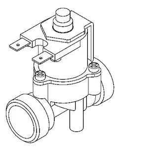 Aquarotter Magnetventil, G3/4B, 6 VDC, 2000109416 – Bild 2