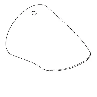 Aquarotter Duschkopf, AQUAJET-Slimline, für Stutzen 26 mm, Strahlboden – Bild 2