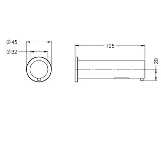 Aquarotter Seifenspender, elek., Hw.-Mont., pol. verchromt, Steckernetzteil 230 VAC – Bild 3