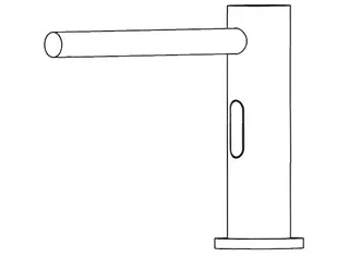 Aquarotter Seifenspender, elek., Standmontage, pol. verchromt, Steckernetzteil 230 VAC – Bild 2