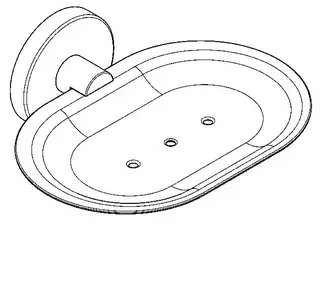Aquarotter Seifenablage, FIRMUS, Edelstahl, 140x60x125 mm, AP, hgl – Bild 2