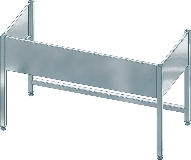 Aquarotter Untergestell, MAXIMA, Edelstahl, 1580x850x550 mm