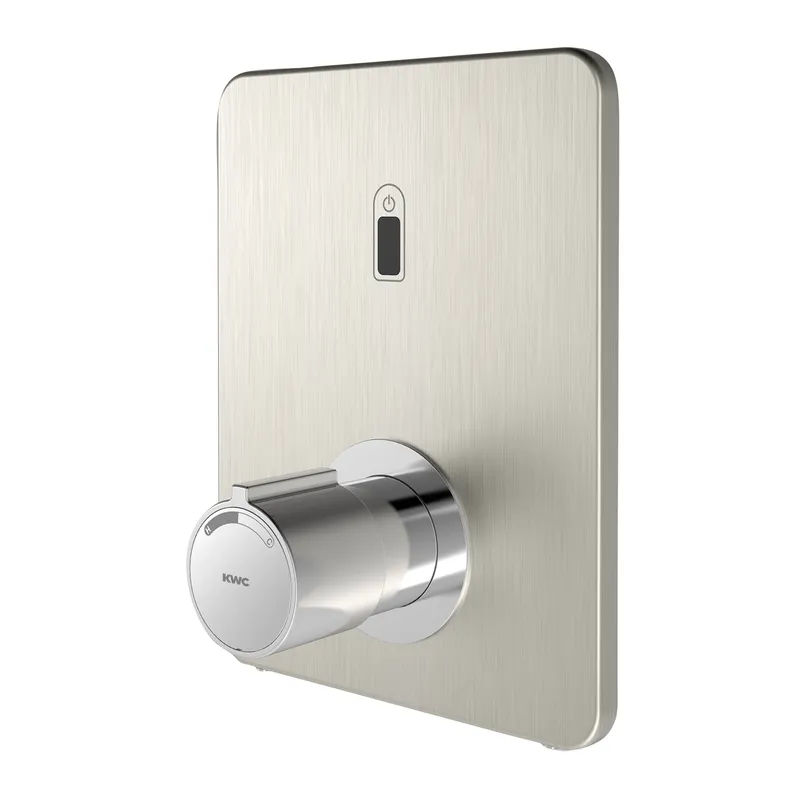 Aquarotter Duscharmatur, F3, elek., Thermostat, UP, Fertigbauset, f. Batt./Netzteil