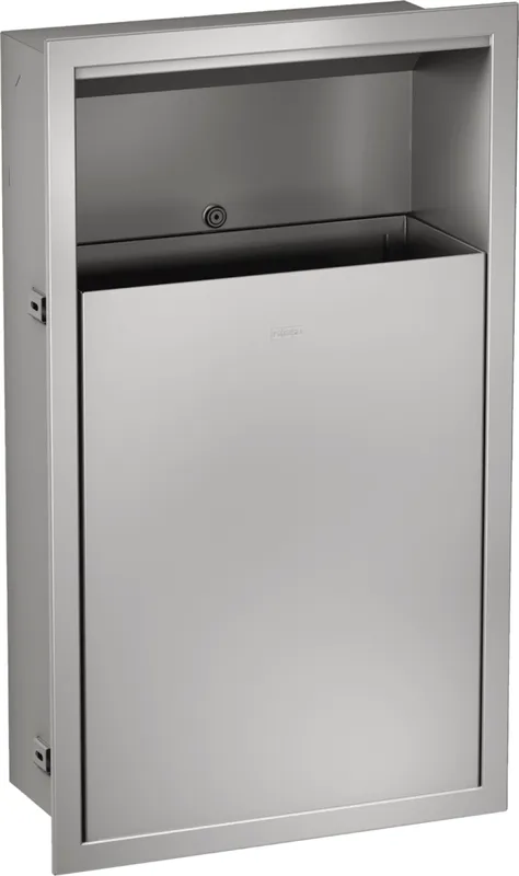 Aquarotter Abfallbehälter, RODAN, Edelstahl, 410x690x170 mm, Unterputz, ca. 23 l