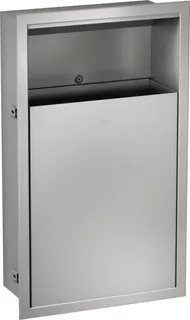AR Abfallbehälter, RODAN, Edelstahl, 410x690x170 mm, Unterputz, ca. 23 l