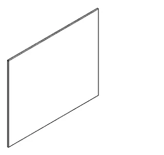Aquarotter Spiegel, HEAVY DUTY, Edelstahl, 590x490x7 mm, verdeckte Befestigung – Bild 2