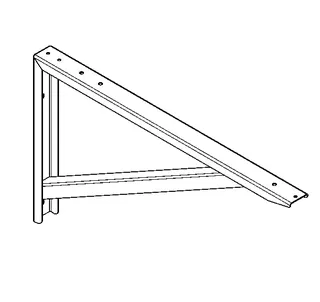Aquarotter Konsole, MAXIMA, Edelstahl, 40x320x575 mm – Bild 2