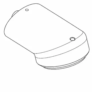Aquarotter Duschkopf, AQUAJET-Comfort, DN15, Strahlboden winkelv., Wandanschluss, 9l – Bild 2
