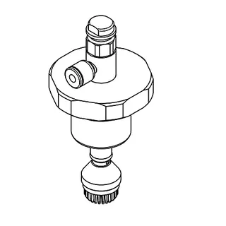 Aquarotter Oberteil, für WC-Spüler DN20 m. AG I, fernbetätigt, 2000104384 – Bild 2