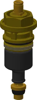 Aquarotter Funktionsteil, waschen/spülen, DN15, gelb, 2000104372