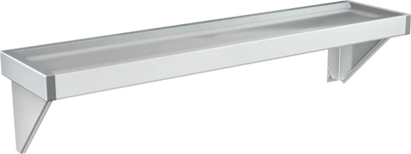 Aquarotter Ablage, SATURN, Edelstahl, 600x138x142 mm, Aufputz