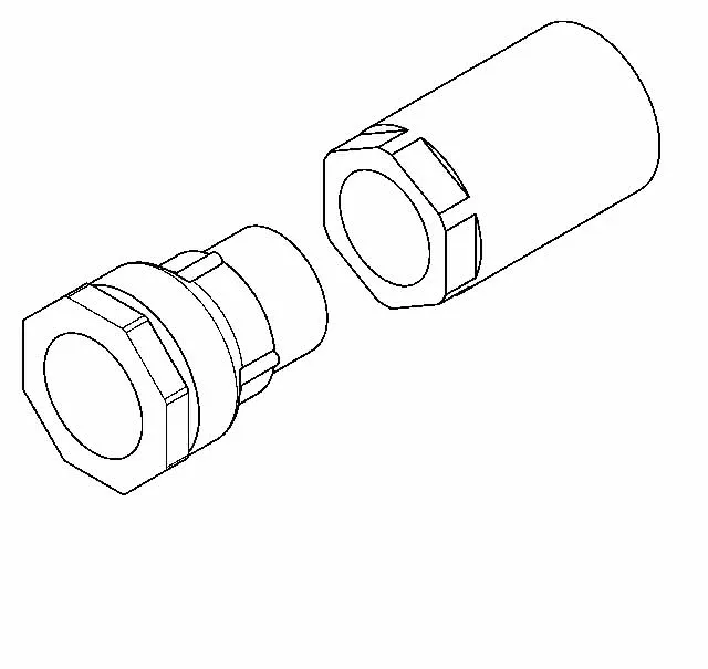 Aquarotter Anschlussset, CAMPUS, für Hock-WC, Verbinder und Adapter für Spülkasten