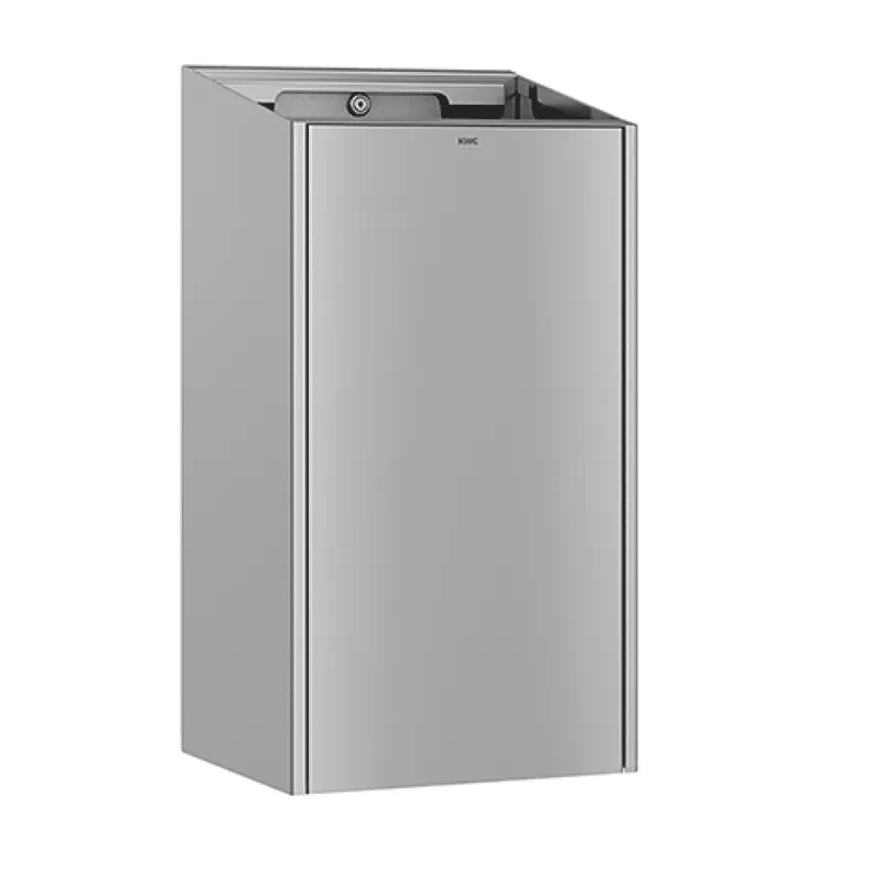 Aquarotter Abfallbehälter, EXOS, Edelstahl, Aufputz, 300x573x250 mm, 30l
