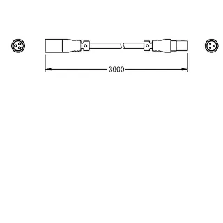 Aquarotter Sensor-Verlängerungskabel, A3000open, 3-polig, Länge 3 m – Bild 3