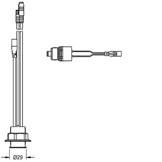 Aquarotter Hygieneeinheit, F5, für Duschpaneel m. Thermostat, hydr., f. Batt. oder Net – Bild 3