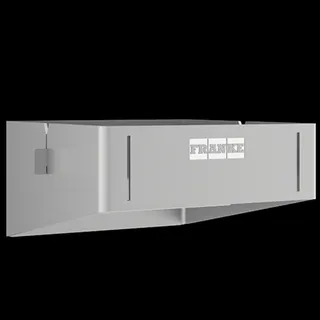 Aquarotter WC-Rollenhalter, EXOS, Edelstahl, 123x62x129 mm, Aufputz