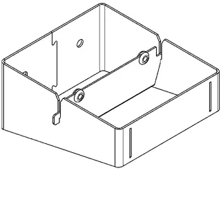 Aquarotter WC-Rollenhalter, EXOS, Edelstahl, 123x62x129 mm, Aufputz – Bild 2