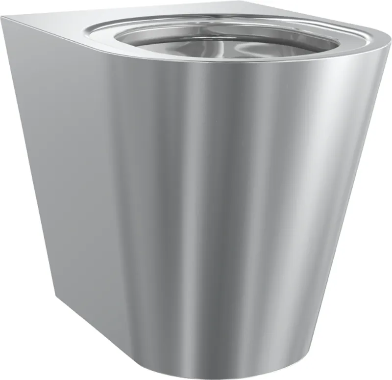 Aquarotter T-WC, HEAVY DUTY, Edst., Hw.-Mont., 360x400x500 mm, ohne Sitz, S. bodenlang