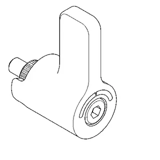 Aquarotter Temperaturwahlhebel, F5, f. Wascharm. elektronisch gesteuert, 2030041431 – Bild 2