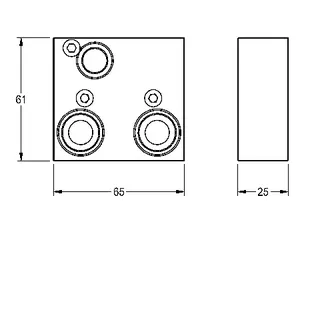 Aquarotter Verlängerungsset, F5, hydr. u. elek. Therm-Arm., 25 mm – Bild 2