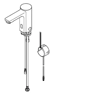 Aquarotter Standventil, F5, elek., o. Mischung, 3l, UP-Netzteil 230 VAC – Bild 2