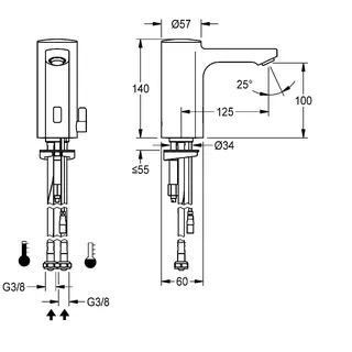Aquarotter Standbatterie, F5, elek., Mischer, 5l, für Netzteil – Bild 3